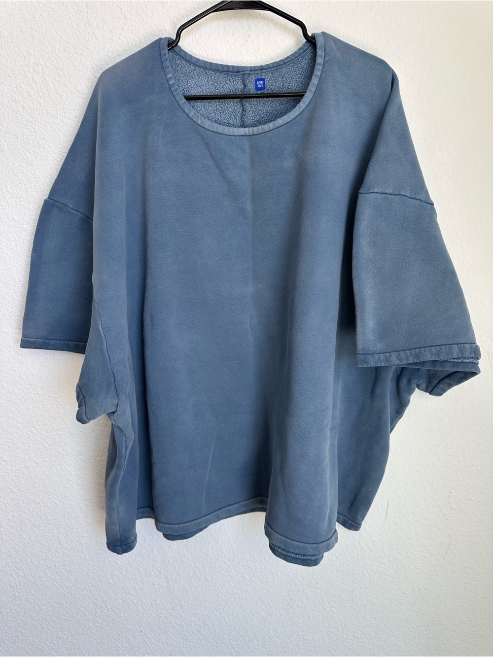 Yeezy Gap Yoke Tee Bluestine XXL 2XL Oversized Cotton Shirt‎ Kanye West - Picture 4 of 13